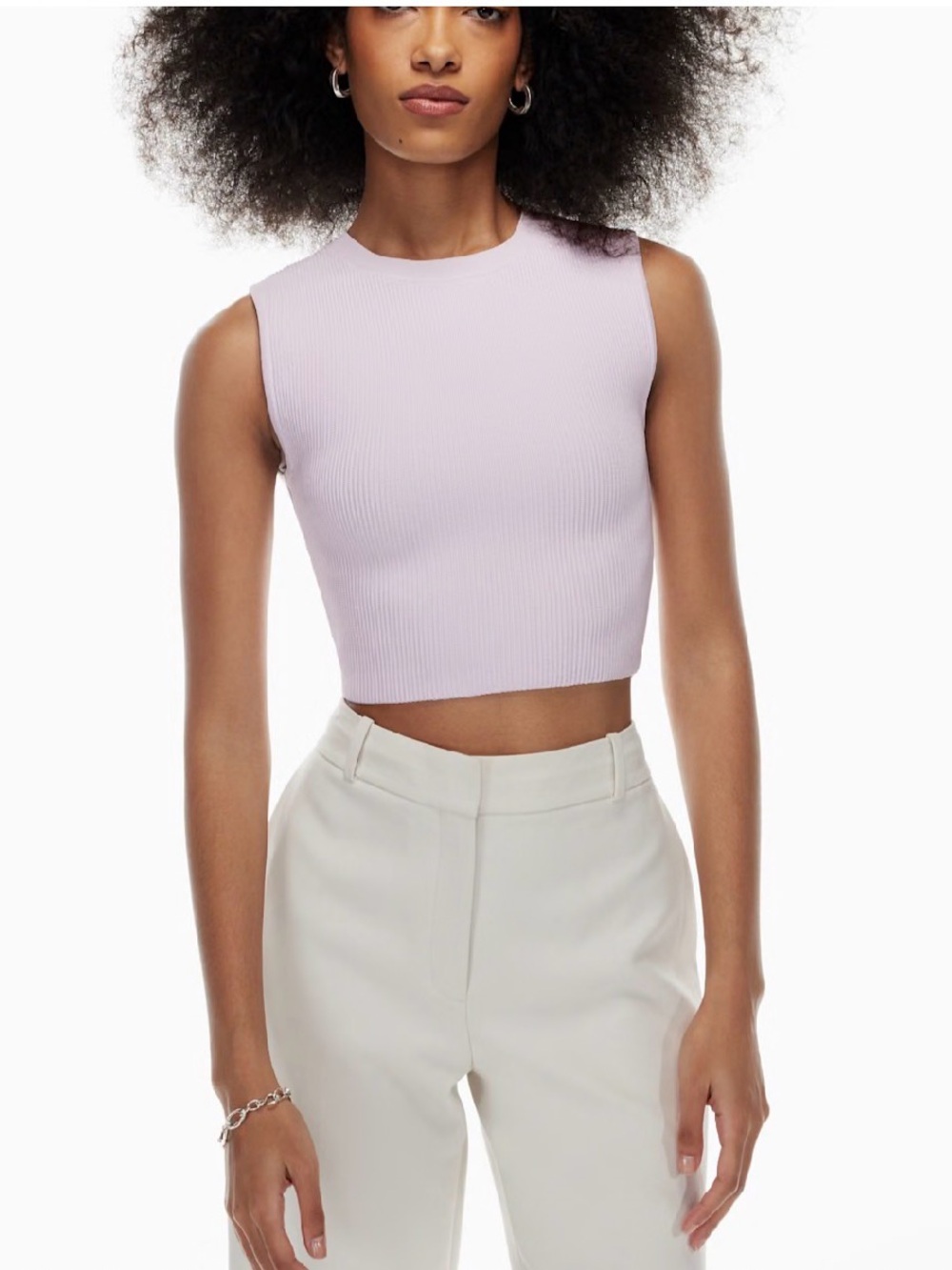 Aritzia Babaton Sculpt Knit Muscle Tank Sz S